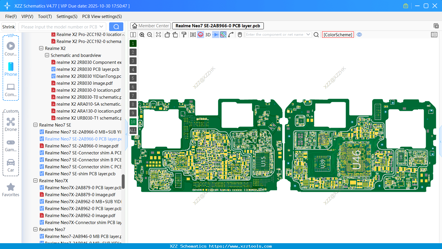 Realme Neo7 SE-2AB966-0 PCB Layer